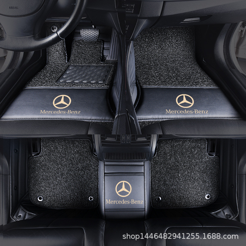 Car Foot Mat Suitable for MercedesBenz A Class B Class CLKClass SLKClass GClass SClass GLEClass GLCClass Maybach SClass