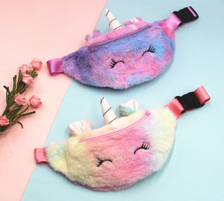 Season Children's Plush Waist Bag Unicorn Waist Bag Cartoon Shoulder Messenger Bag Girl Student Cute Chest Bag Season Children's Plush Waist Bag Unicorn Waist Bag Cartoon Shoulder Messenger Bag Girl Student Cute Chest Bag