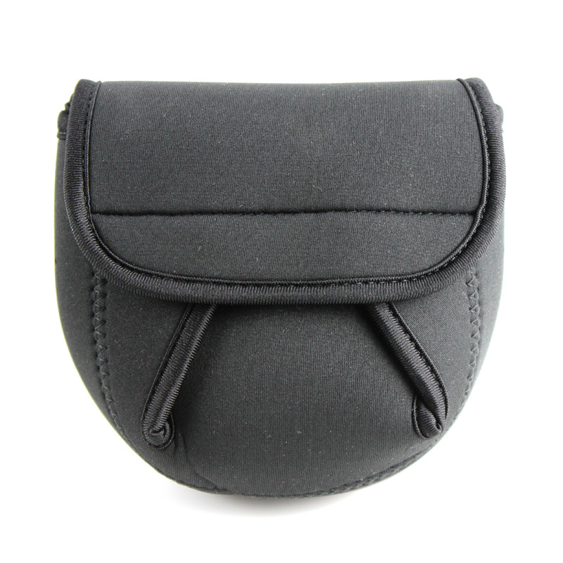 Factory Spot Slotted Spinning Wheel Type Fishing Wheel Pack Fishing Wheel Protection Soft Cover Elastic Soft Cover Cross-Border Export F46 Three