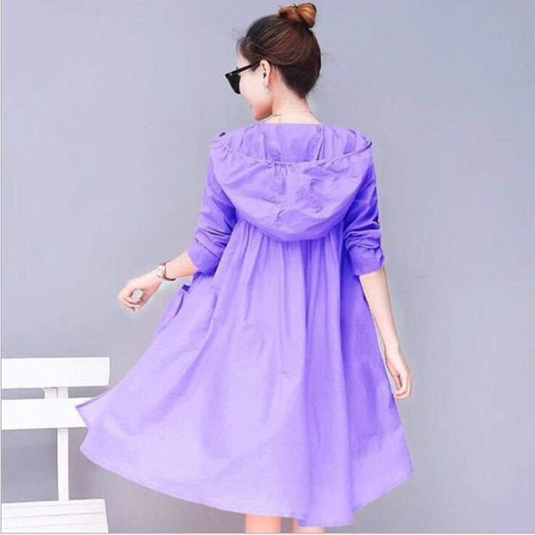 2020 Summer Sun Protective Clothes Women's Mid-Length Large Size Loose Sunscreen Clothes Breathable Outdoor Cycling Jacket Factory Direct Sales 2020 Summer Sun Protective Clothes Women's Mid-Length Large Size Loose Sunscreen Clothes Breathable Outdoor Cycling Jacket Factory Direct Sales