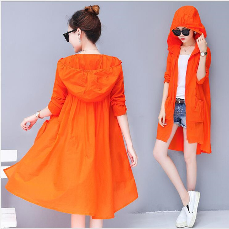 2020 Summer Sun Protective Clothes Women's Mid-Length Large Size Loose Sunscreen Clothes Breathable Outdoor Cycling Jacket Factory Direct Sales 2020 Summer Sun Protective Clothes Women's Mid-Length Large Size Loose Sunscreen Clothes Breathable Outdoor Cycling Jacket Factory Direct Sales