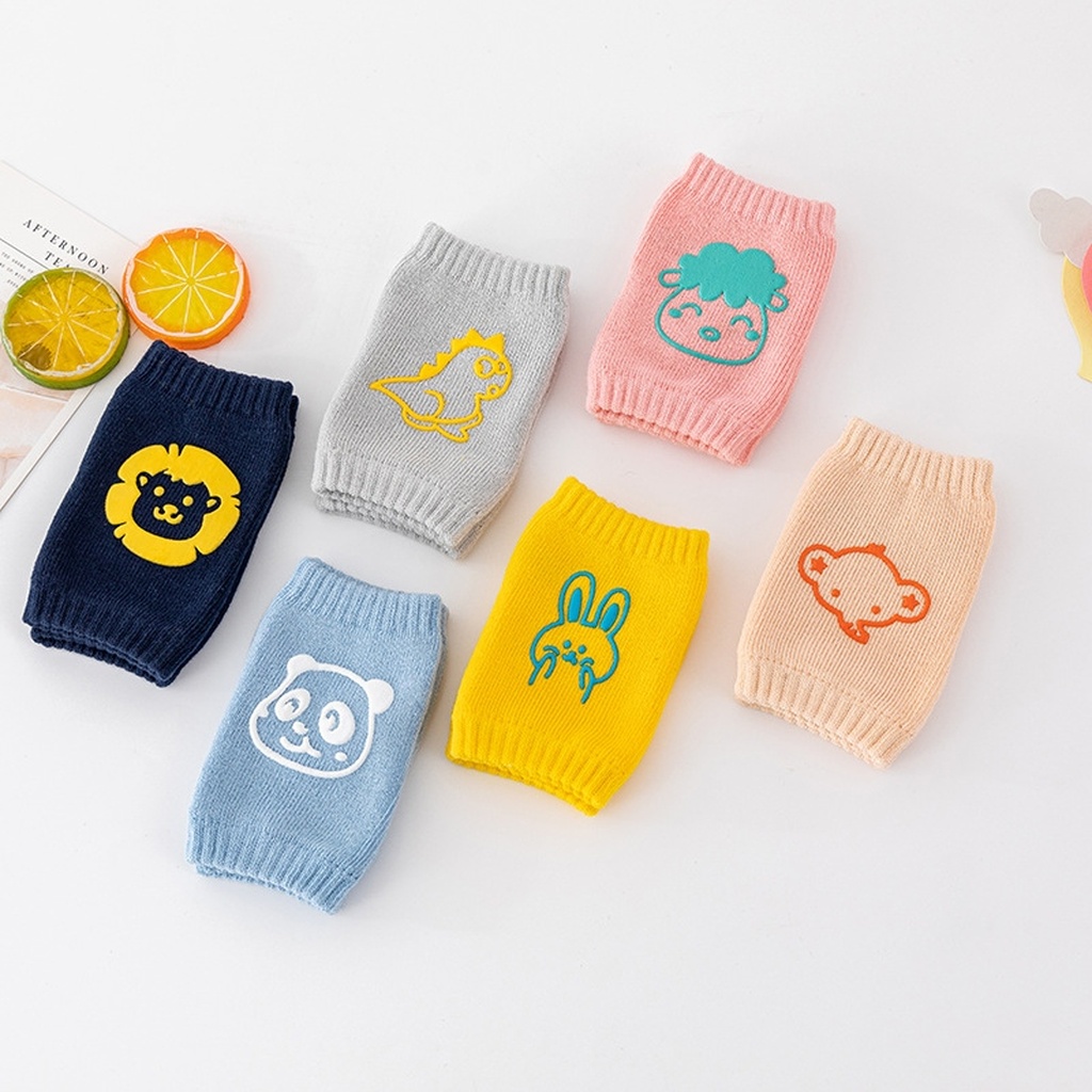 Children's Non-Slip Cotton Kneecap Infant Elbow Kneecap Baby Crawling Toddling Fall Protection Sports Elbow Guard Wholesale