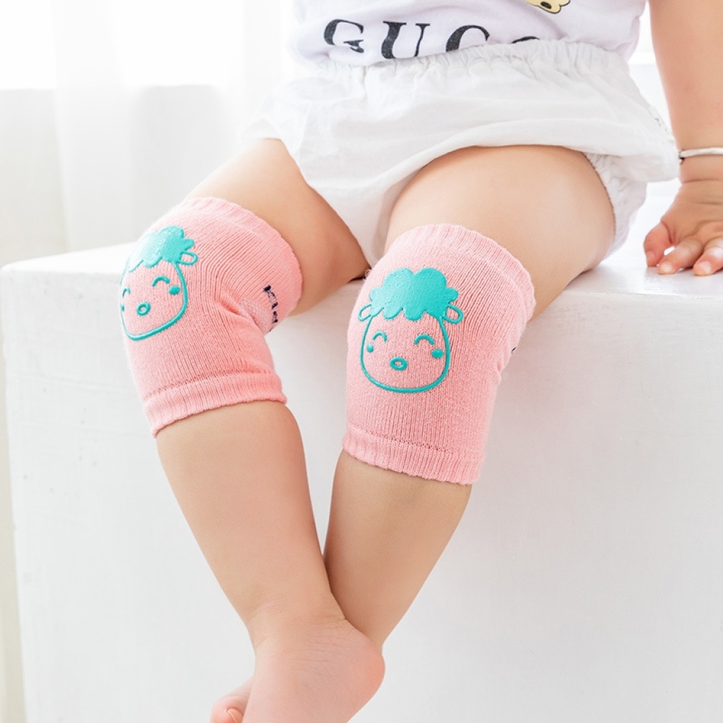 Children's Non-Slip Cotton Kneecap Infant Elbow Kneecap Baby Crawling Toddling Fall Protection Sports Elbow Guard Wholesale