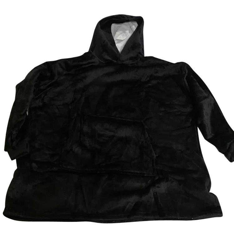 Huggle Hoodie Pullover Fleece Jacket Hooded Outdoor Cold-Proof Warm Lazy Pullover TV Blanket Nightgown for Women Huggle Hoodie Pullover Fleece Jacket Hooded Outdoor Cold-Proof Warm Lazy Pullover TV Blanket Nightgown for Women