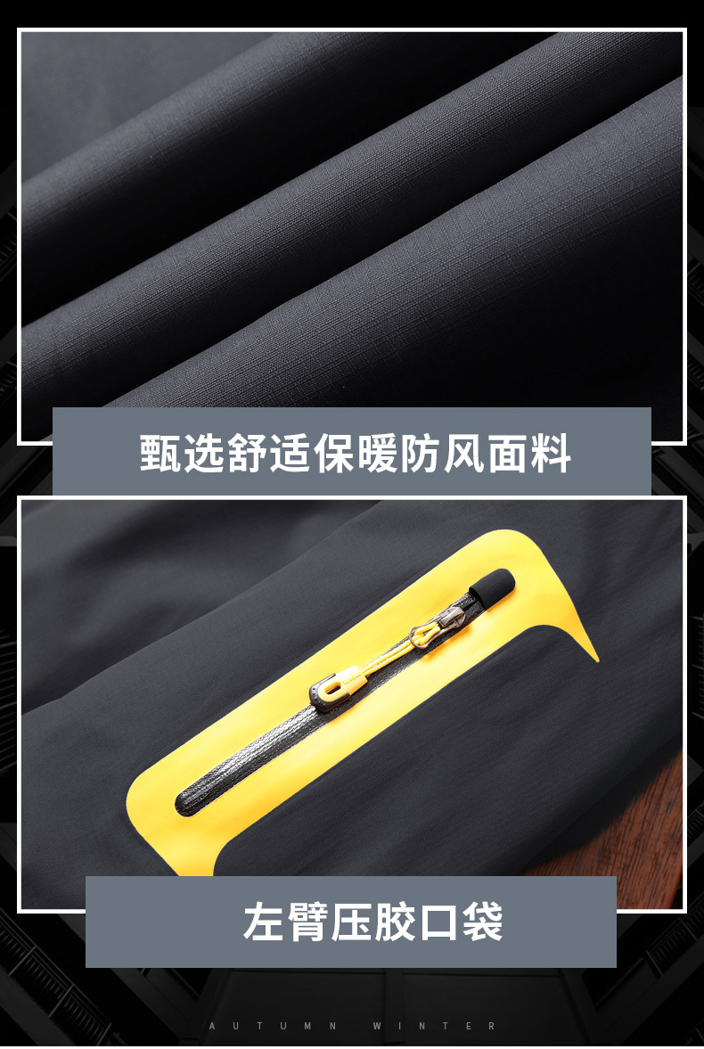 SOURCE Manufacturer One Piece Dropshipping Shell Jacket Three in One Two-Piece Set Outdoor Fleece Coat Breathable Mountaineering Suit Men and Women