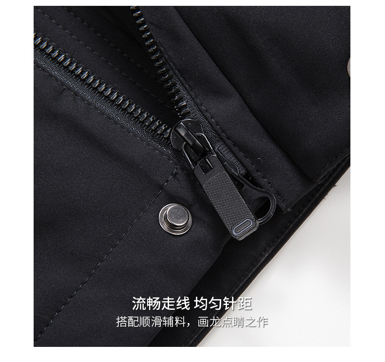 Lansboter Men's down Jacket Winter New Silver Fox Fur Collar Thickened Outdoor Cold-Proof Mid-Length down Jacket for Men Lansboter Men's down Jacket Winter New Silver Fox Fur Collar Thickened Outdoor Cold-Proof Mid-Length down Jacket for Men