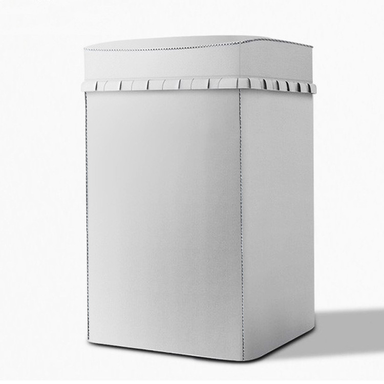 Factory Brand Direct Sales Silver Pastebrushing Oxford Fabric Wave Wheel Automatic Washing Machine Cover Waterproof and Sun Protection Dirt-Proof Cover
