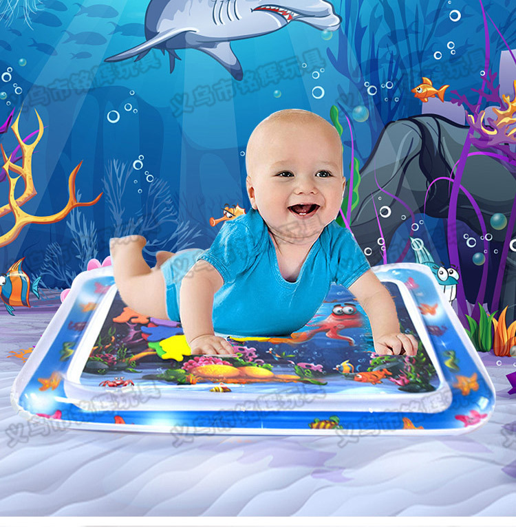 INS New Infant Inflatable Racket Water Cushion Marine Life Pai Pai Le Floor Mat Ice Pad Octopus Racket Mat Spot