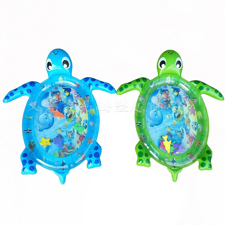 New PVC Inflatable Pat Water Pad Inflatable Cool Ice Pad Children Inflatable Turtle Pat Water Pad