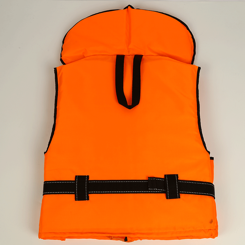 Adult Led Life Jacket Marine Drifting Outdoor Swimming Life Jacket Whistle Cross Belt Life-Saving Vest