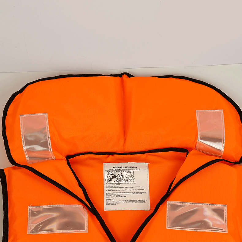 Adult Led Life Jacket Marine Drifting Outdoor Swimming Life Jacket Whistle Cross Belt Life-Saving Vest