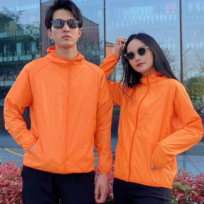 Wholesale Sun-Protective Clothing Female Male Summer Outdoor Sunscreen Jacket Sports Wind Shield Custom Printed Logo Cycling Clothing Sun Protection Clothing