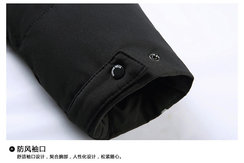 Down Jacket Men's Coat Dad Wear Long Cross-Border Factory Wholesale Work Clothing Overknee Thickened Middle-Aged and Elderly Outdoor