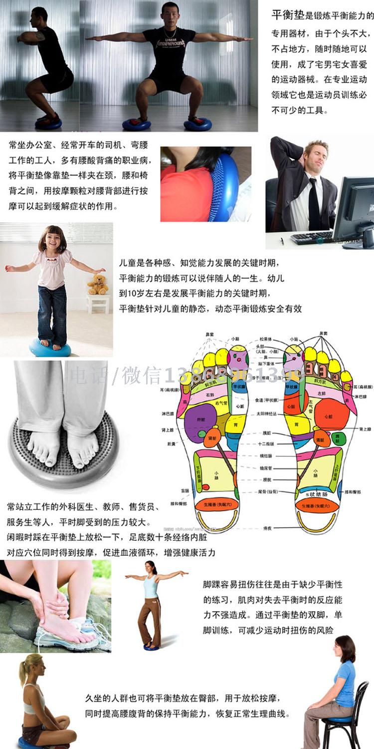 The Yoga balance pad inflatable massage cushion plate is thickened with explosion-proof Yoga ball training device foot rehabilitation points The Yoga balance pad inflatable massage cushion plate is thickened with explosion-proof Yoga ball training device foot rehabilitation points