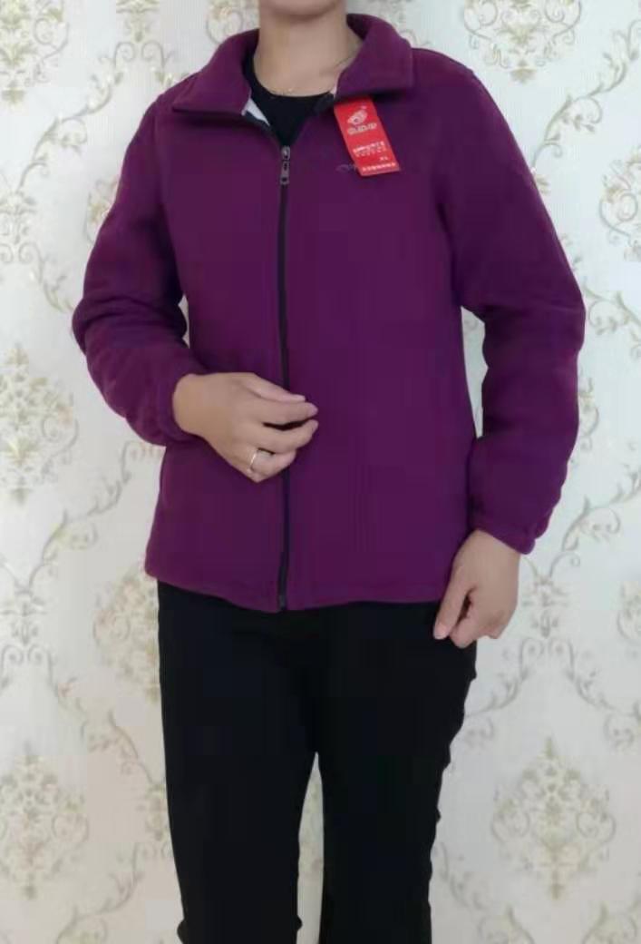 New Autumn and Winter Outdoor Fleece Women's Polar Fleece Jacket Thick Warm Sports Loose Zipper Sweater Wholesale