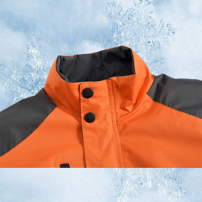 Waterproof Thermal Outdoor Men&#039;s and Women&#039;s Express Polar Fleece Shell Jacket Custom Take-out Work Clothes Printed Logo Shell Jacket