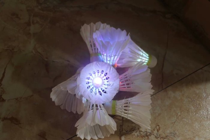 New product with light badminton
