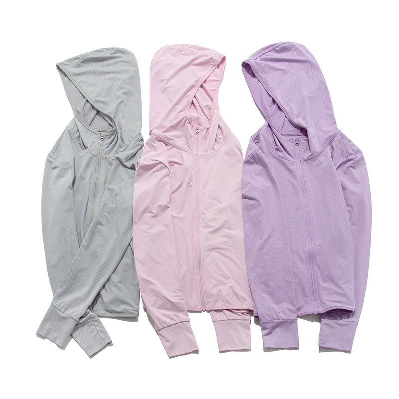 U + Same Fashion UV-Proof Jacket Women&#039;s Breathable Sun Protection Skin Windbreaker Men&#039;s Sports Outdoor Hooded Sun-Proof Top