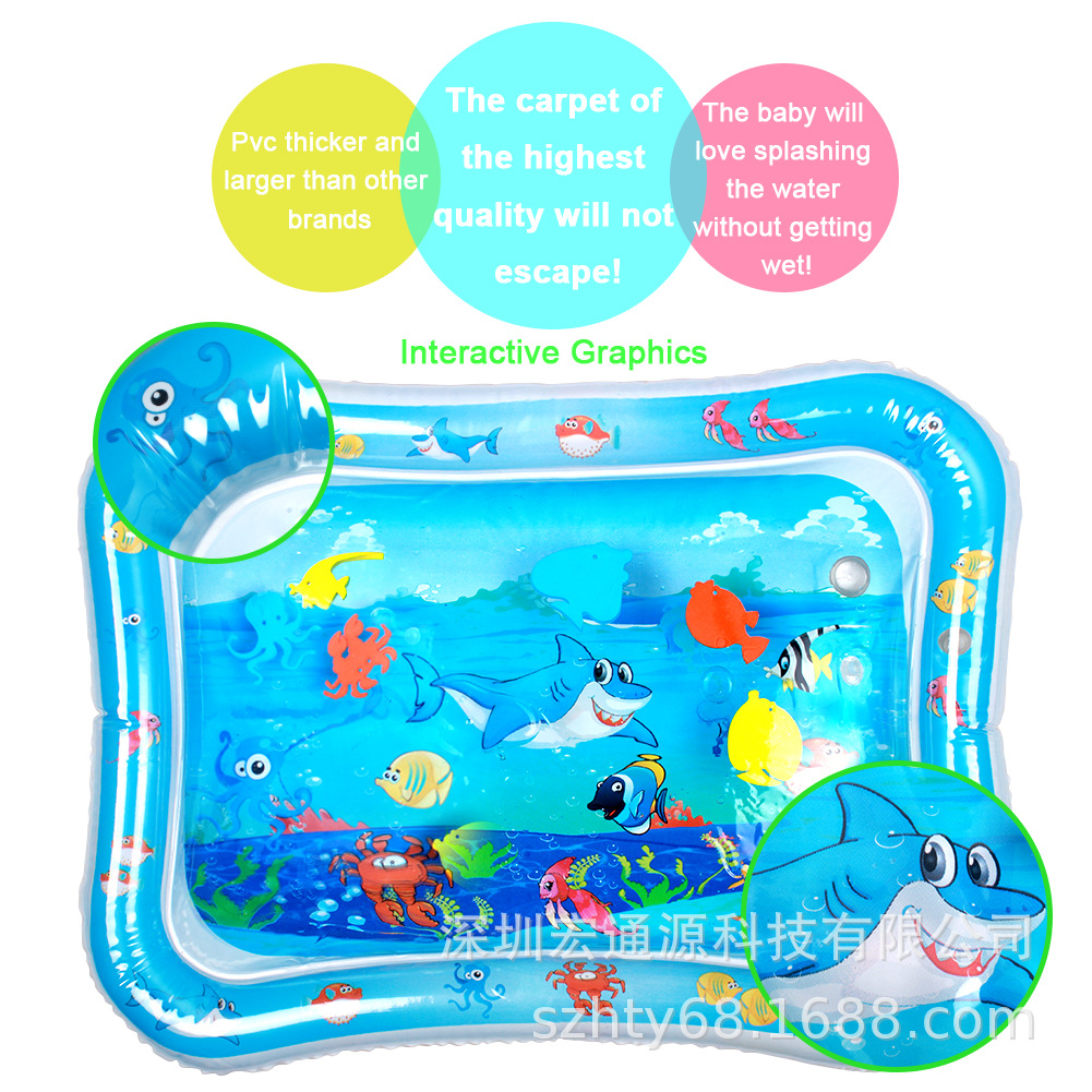 Currently Available Inflatable Cushion Children's Inflatable Water Games Plunge Pool Inflatable Toy Flat on the Tummy with the Pat Pad Ice Pad