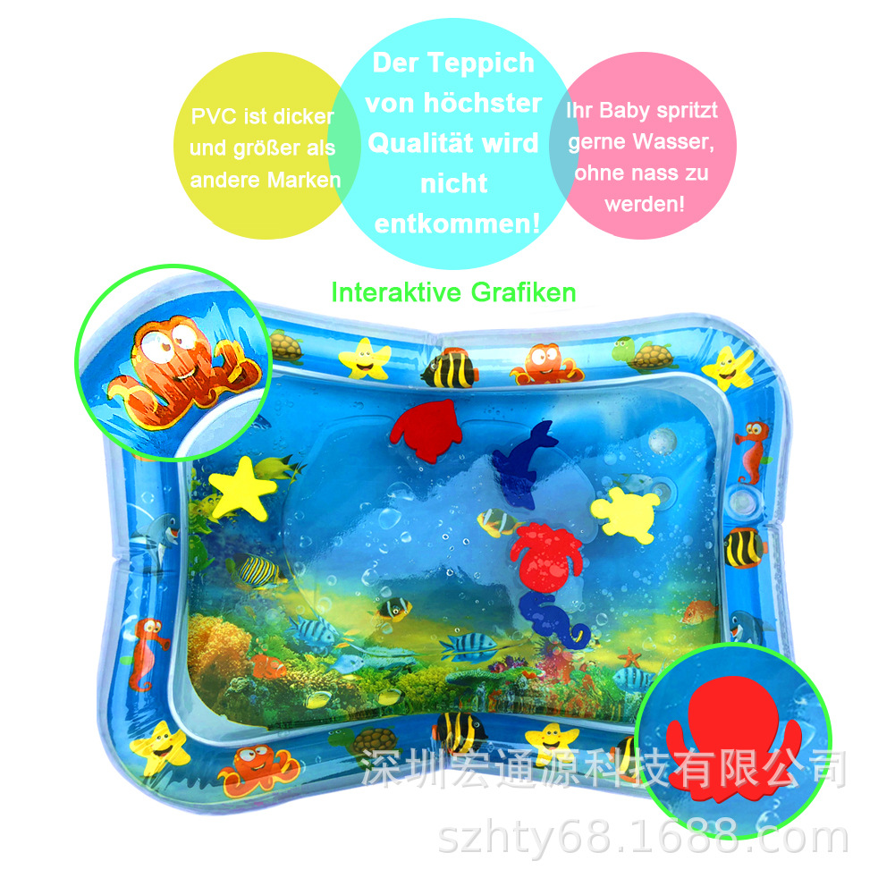 Currently Available Inflatable Cushion Children's Inflatable Water Games Plunge Pool Inflatable Toy Flat on the Tummy with the Pat Pad Ice Pad