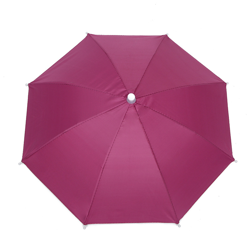 Umbrella Silver Glue Umbrella Cap Camouflage Hat Umbrella Cap Creative Sun Umbrella Foreign Trade Umbrella