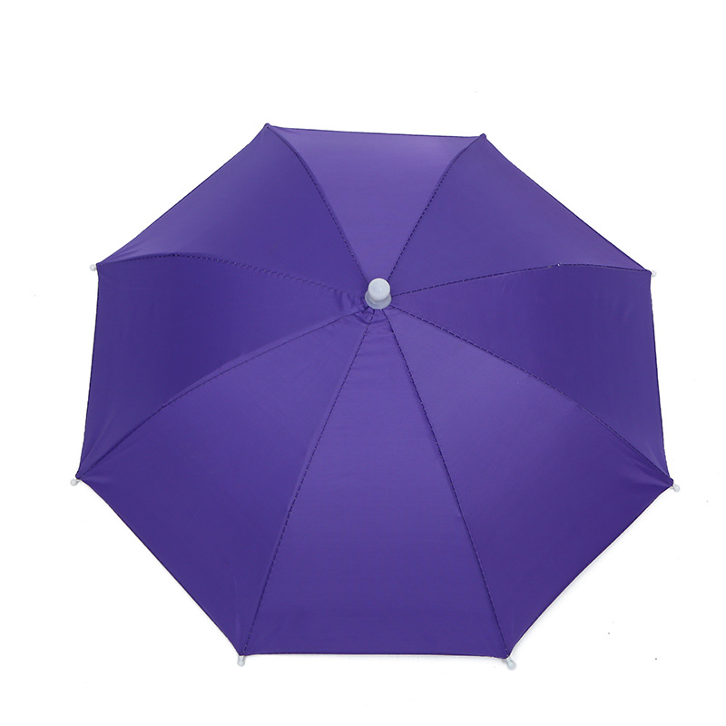 Umbrella Silver Glue Umbrella Cap Camouflage Hat Umbrella Cap Creative Sun Umbrella Foreign Trade Umbrella