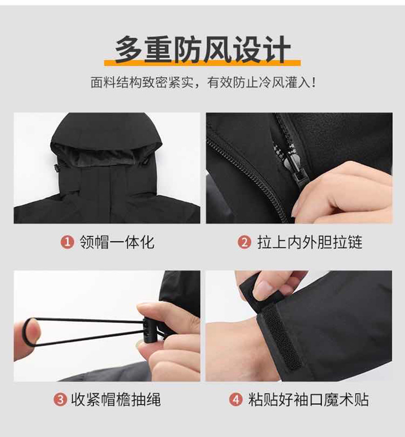 300G Polar Fleece Liner Shell Jacket Men's Outdoor Group Clothes Work Clothes Thickened Hooded Jacket Coat for Women in Stock 300G Polar Fleece Liner Shell Jacket Men's Outdoor Group Clothes Work Clothes Thickened Hooded Jacket Coat for Women in Stock