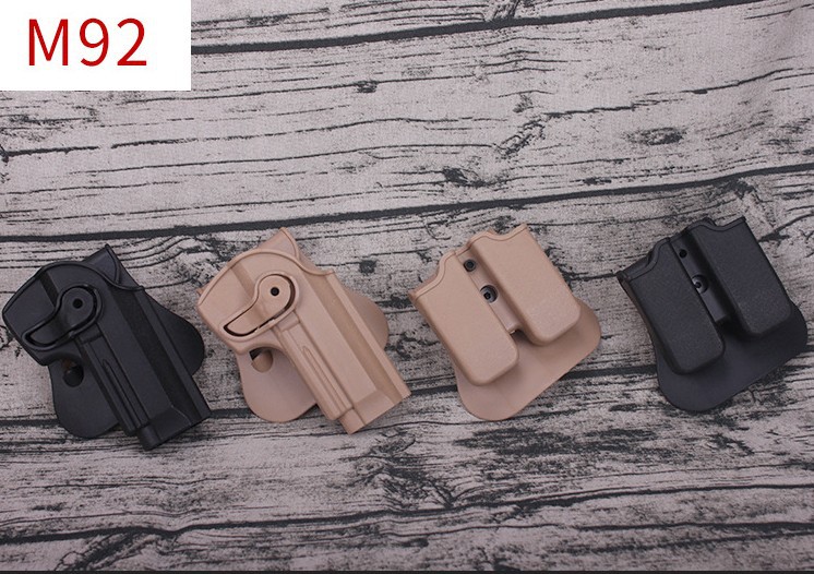 Cross-Border CQC Tactical Waist Bag CS Rotating Quick Pull Sleeve Outdoor M1911/ M92 /G17 Hard Plastic Q Holster Cross-Border CQC Tactical Waist Bag CS Rotating Quick Pull Sleeve Outdoor M1911/ M92 /G17 Hard Plastic Q Holster