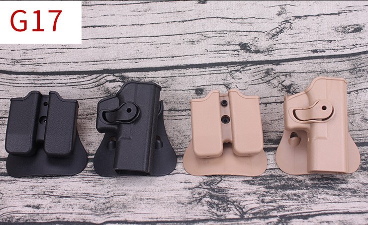 Cross-Border CQC Tactical Waist Bag CS Rotating Quick Pull Sleeve Outdoor M1911/ M92 /G17 Hard Plastic Q Holster Cross-Border CQC Tactical Waist Bag CS Rotating Quick Pull Sleeve Outdoor M1911/ M92 /G17 Hard Plastic Q Holster