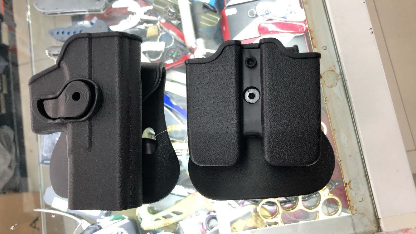 Cross-Border CQC Tactical Waist Bag CS Rotating Quick Pull Sleeve Outdoor M1911/ M92 /G17 Hard Plastic Q Holster Cross-Border CQC Tactical Waist Bag CS Rotating Quick Pull Sleeve Outdoor M1911/ M92 /G17 Hard Plastic Q Holster