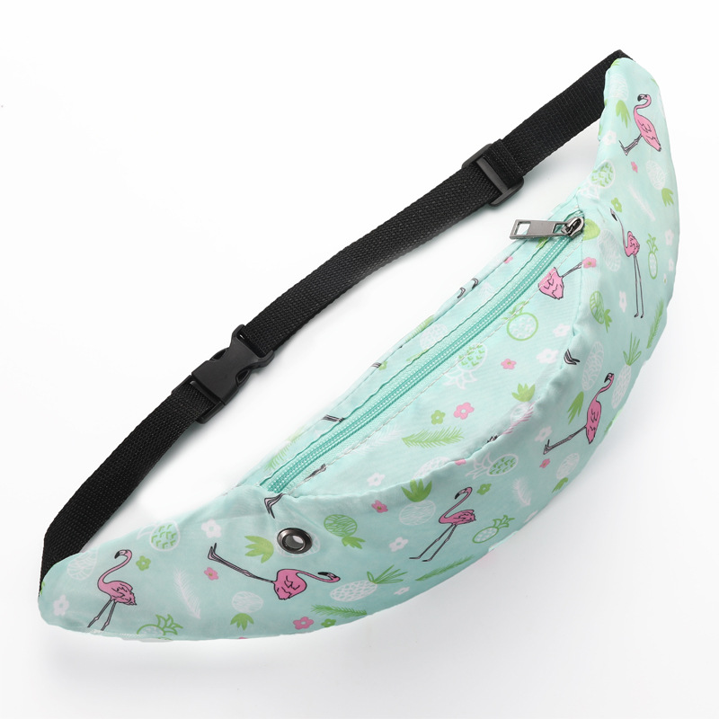 2019 Spring and Summer New Sports Waist Pack Digital Printing Unicorn Outdoor Pocket Sports Travel Casual Women Bag