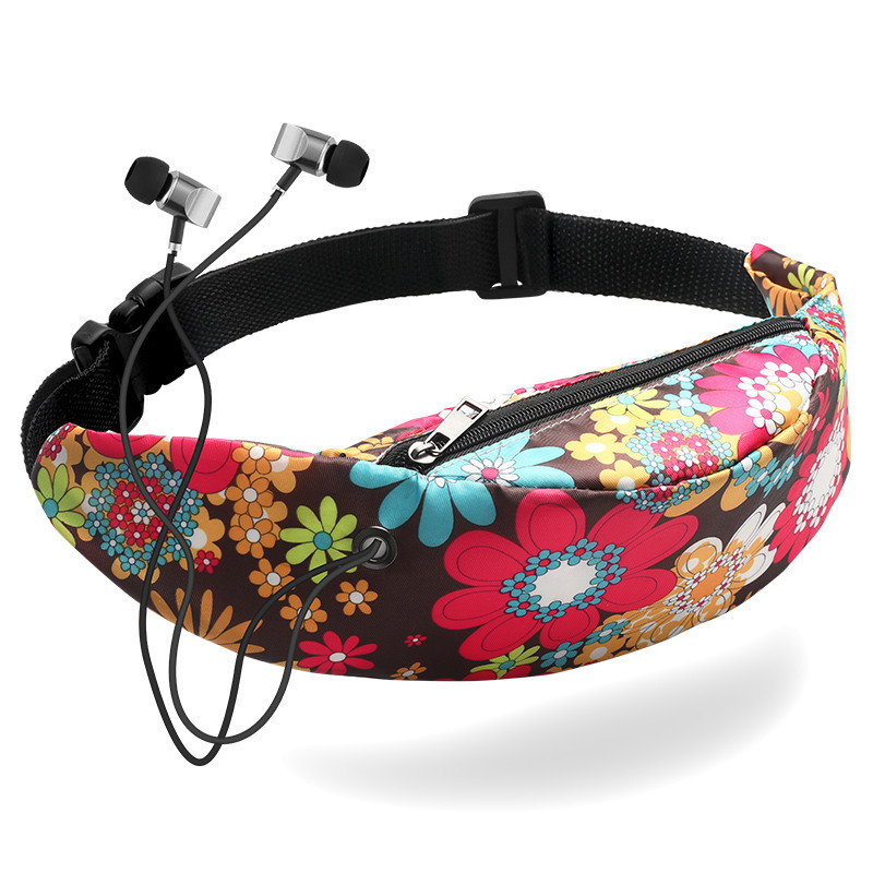 2019 Spring and Summer New Sports Waist Pack Digital Printing Unicorn Outdoor Pocket Sports Travel Casual Women Bag