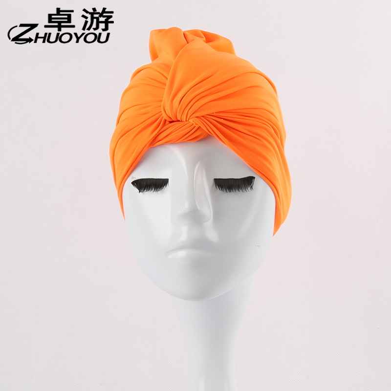 Swimming Cap plus Size Long Hair Not-Too-Tight Women&#039;s Swimming Cap Cloth plus Size Hot Spring Swimming Cap
