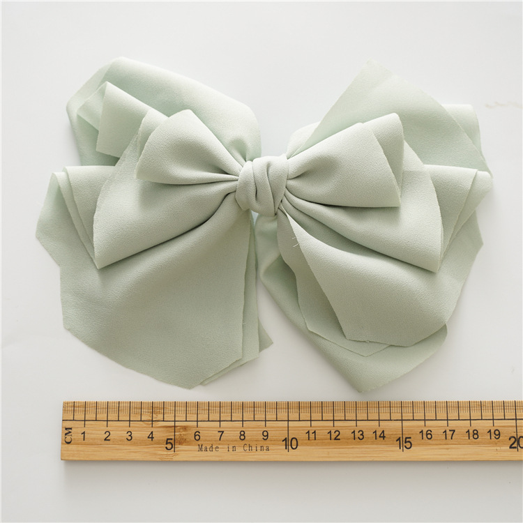 New Japanese and Korean Style Spring and Summer Solid Color Bag Waist Macaron Barrettes Fabric Boutique Ladies Headdress Hand Spring Clip