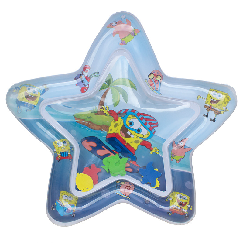 Cross-Border Hot Water Mat Summer Ice Pad Baby Pai Pai Le PVC Inflatable Pat Pad Children Water Cushion