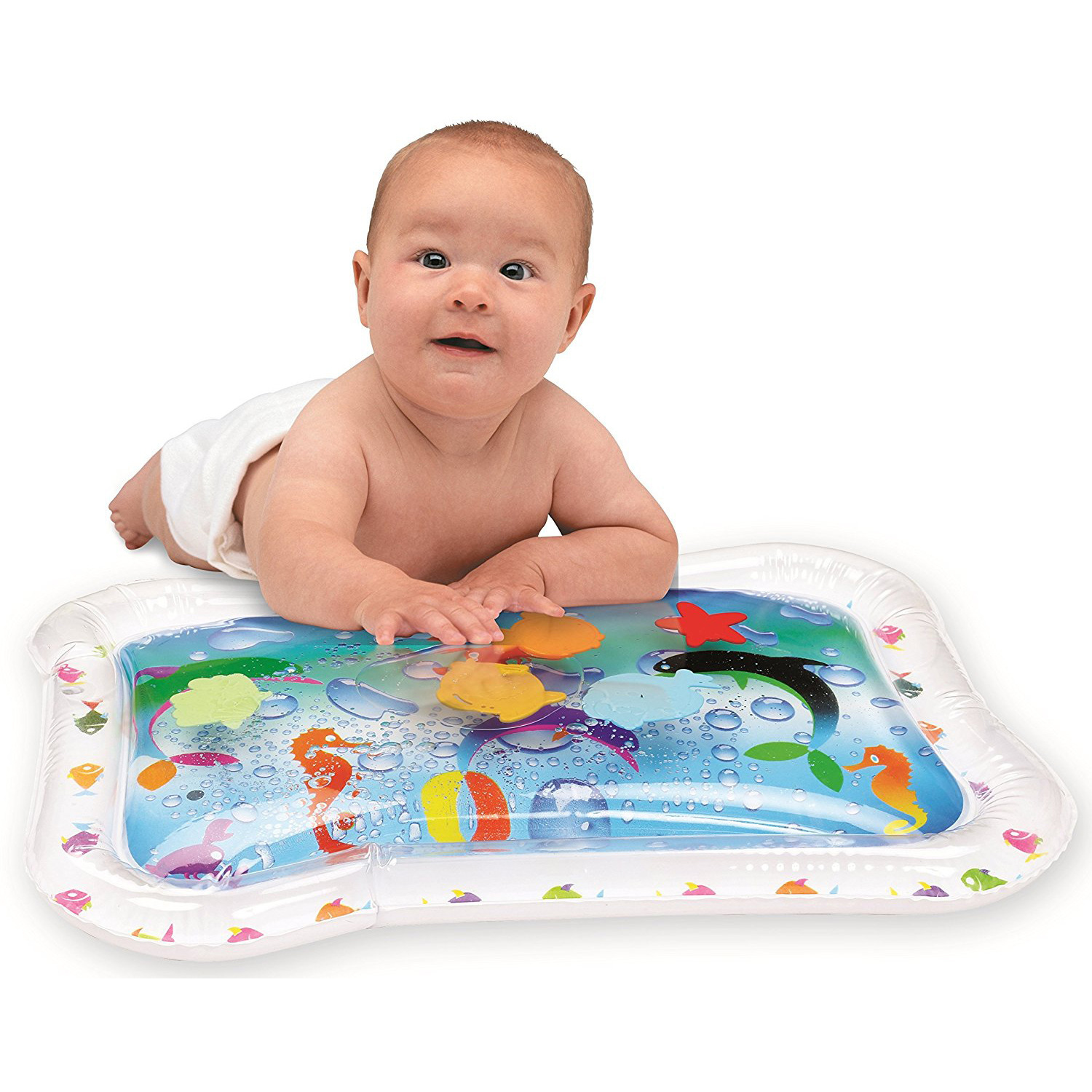 Cross-Border Hot Water Mat Summer Ice Pad Baby Pai Pai Le PVC Inflatable Pat Pad Children Water Cushion