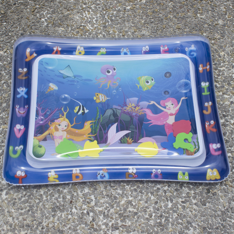 Cross-Border Hot Water Mat Summer Ice Pad Baby Pai Pai Le PVC Inflatable Pat Pad Children Water Cushion