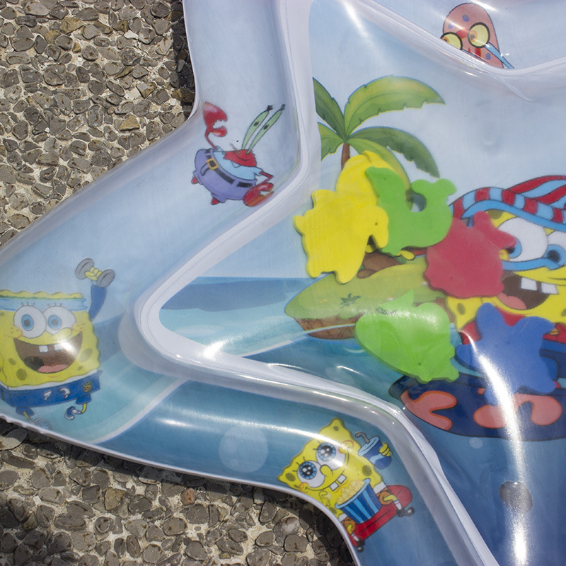 Cross-Border Hot Water Mat Summer Ice Pad Baby Pai Pai Le PVC Inflatable Pat Pad Children Water Cushion