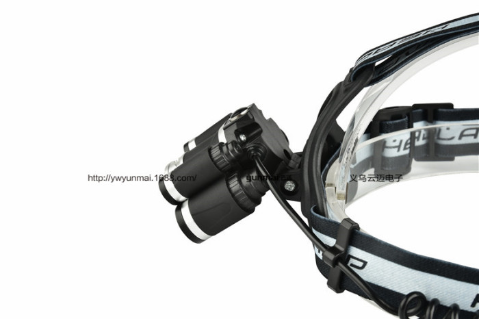 5LED headlight glare 3T6+2*XPE headlights with SOS distress whistle USB charging head lights
