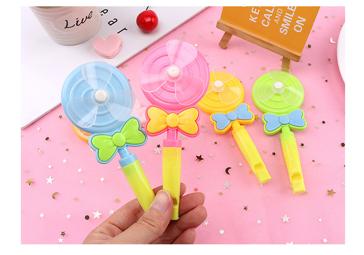Lollipop Whistle Windmill children's Toys Kindergarten gifts small toys candy color whistle nostalgic small gifts