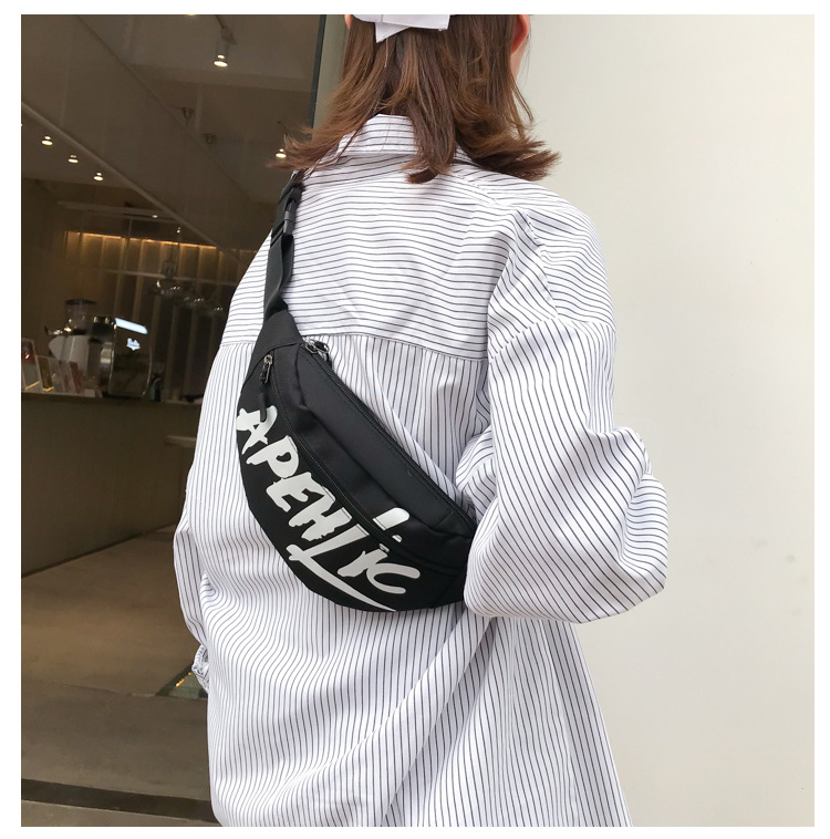 2021 New Chest Bag Trendy Men's Korean Waist Bag Women's Ins Disco Bag Mobile Coin Purse Hip Hop Sports Messenger Bag