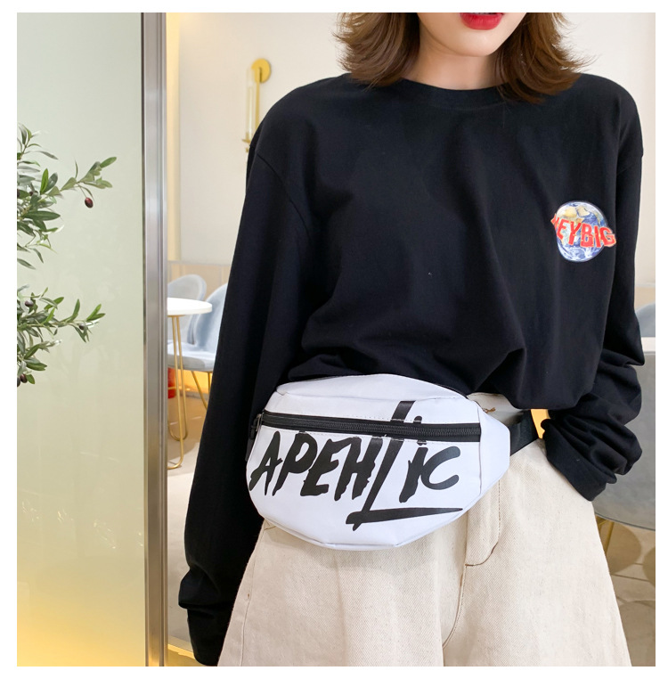 2021 New Chest Bag Trendy Men's Korean Waist Bag Women's Ins Disco Bag Mobile Coin Purse Hip Hop Sports Messenger Bag
