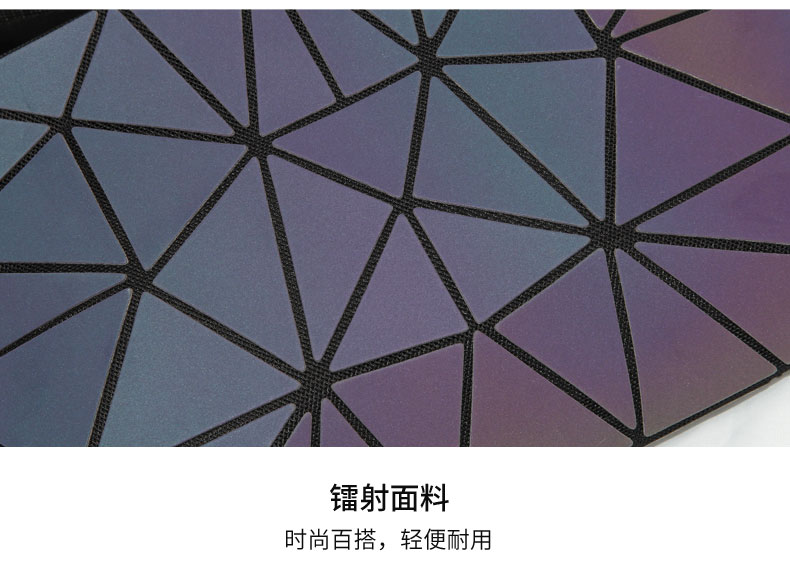 Holographic make-up bag, large capacity luminous waist bag, fashion rainbow reflective bag, direct sale by manufacturers Holographic make-up bag, large capacity luminous waist bag, fashion rainbow reflective bag, direct sale by manufacturers