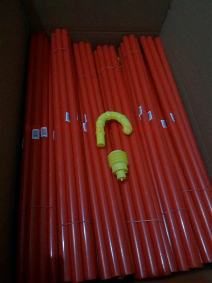 Plastic stick crutch clown toy stick stick jazz called cane crutches whistle Plastic stick crutch clown toy stick stick jazz called cane crutches whistle
