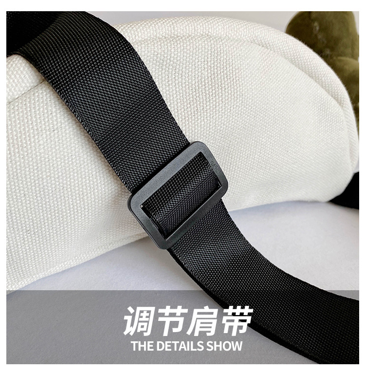 Internet Celebrity Small Canvas Bag Fashion Popular Chest Bag Women's All-Match Crossbody Waist Bag Internet Celebrity Small Canvas Bag Fashion Popular Chest Bag Women's All-Match Crossbody Waist Bag