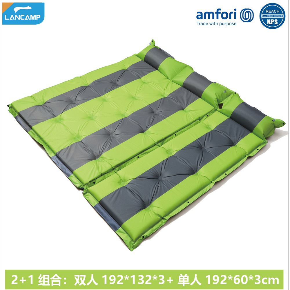 Moisture-Proof Tent Mat Outdoor Camping Supplies Automatic Inflatable Mattress Moisture Proof Pad Trunk Inflatable Mattress Picnic Mat
