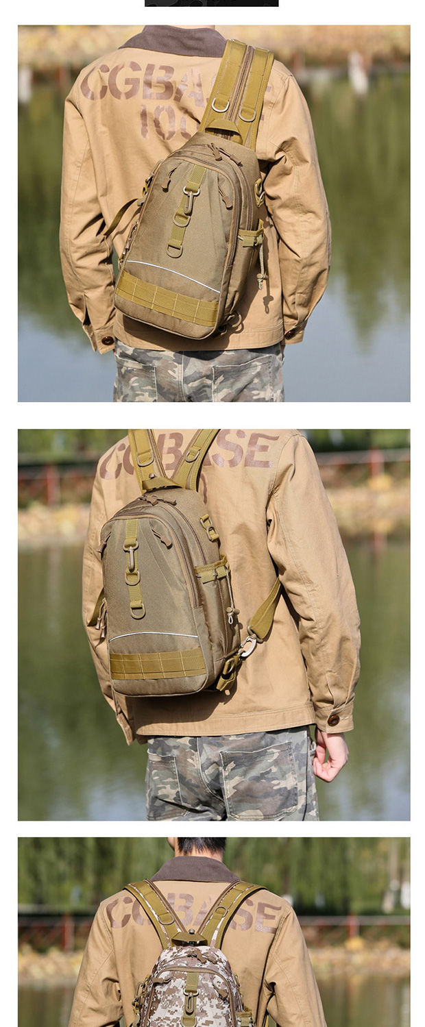 Chest Bag Lure Bag Dual-Use Backpack Tactical Multifunctional Waist Bag Outdoor Large Capacity Shoulder Crossbody Fishing Back Pole Bag Chest Bag Lure Bag Dual-Use Backpack Tactical Multifunctional Waist Bag Outdoor Large Capacity Shoulder Crossbody Fishing Back Pole Bag