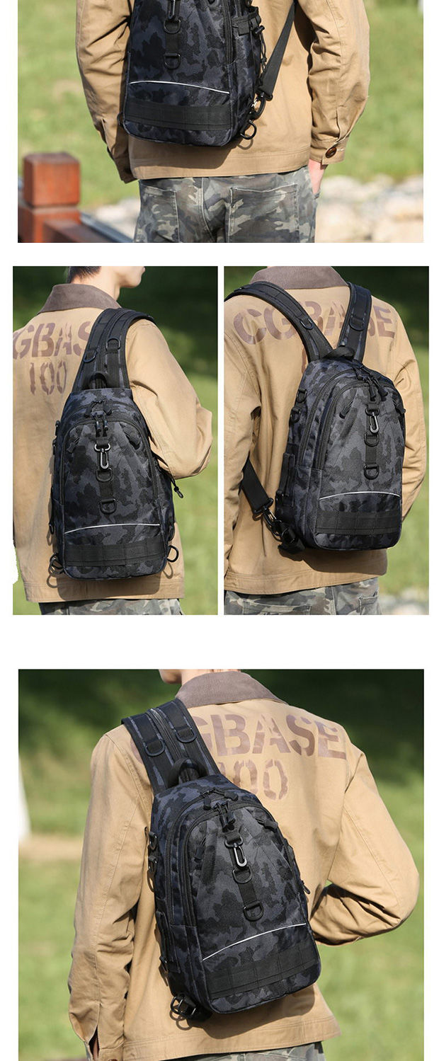 Chest Bag Lure Bag Dual-Use Backpack Tactical Multifunctional Waist Bag Outdoor Large Capacity Shoulder Crossbody Fishing Back Pole Bag Chest Bag Lure Bag Dual-Use Backpack Tactical Multifunctional Waist Bag Outdoor Large Capacity Shoulder Crossbody Fishing Back Pole Bag