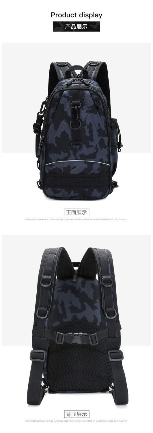 Chest Bag Lure Bag Dual-Use Backpack Tactical Multifunctional Waist Bag Outdoor Large Capacity Shoulder Crossbody Fishing Back Pole Bag Chest Bag Lure Bag Dual-Use Backpack Tactical Multifunctional Waist Bag Outdoor Large Capacity Shoulder Crossbody Fishing Back Pole Bag