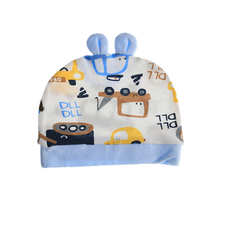 Baby Hat Korean Style Creative Shape Color Matching Ear Baby Beanie Cap Cotton Children&#039;s Hat Maternal and Child Supplies